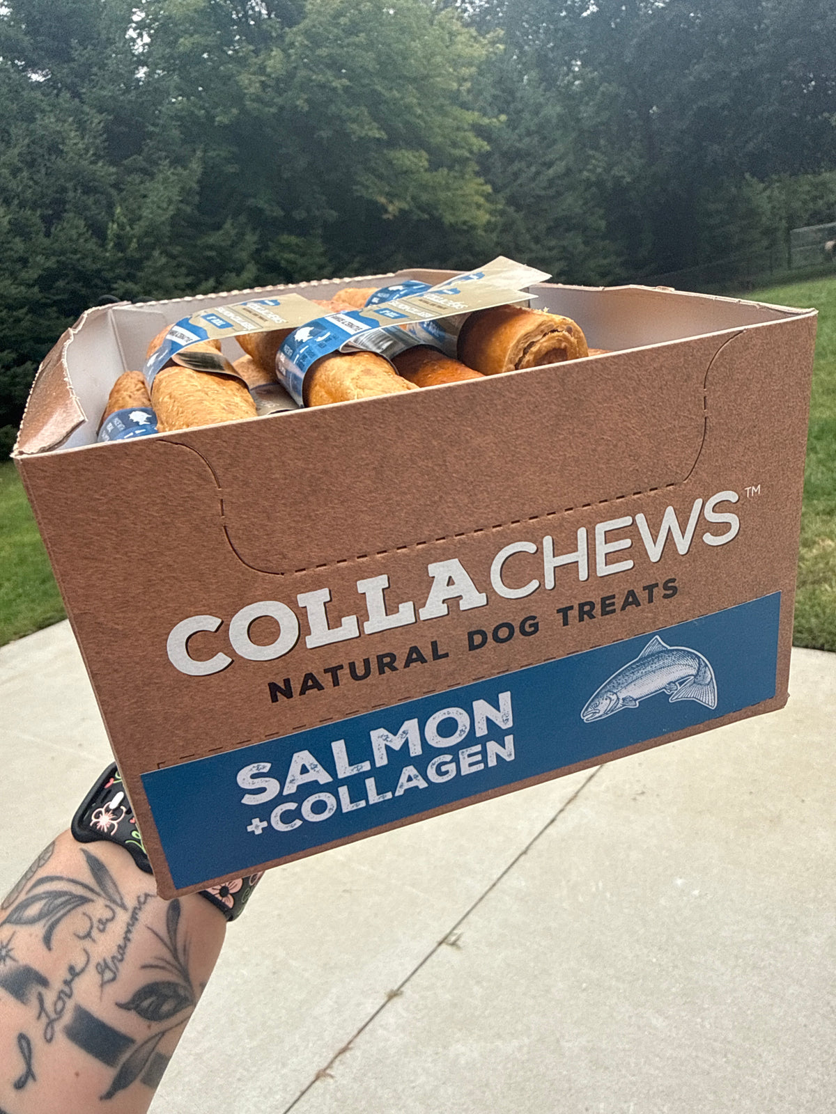 6” salmon & Collagen Chews