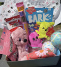 Small Dog Pink Pup Party Box