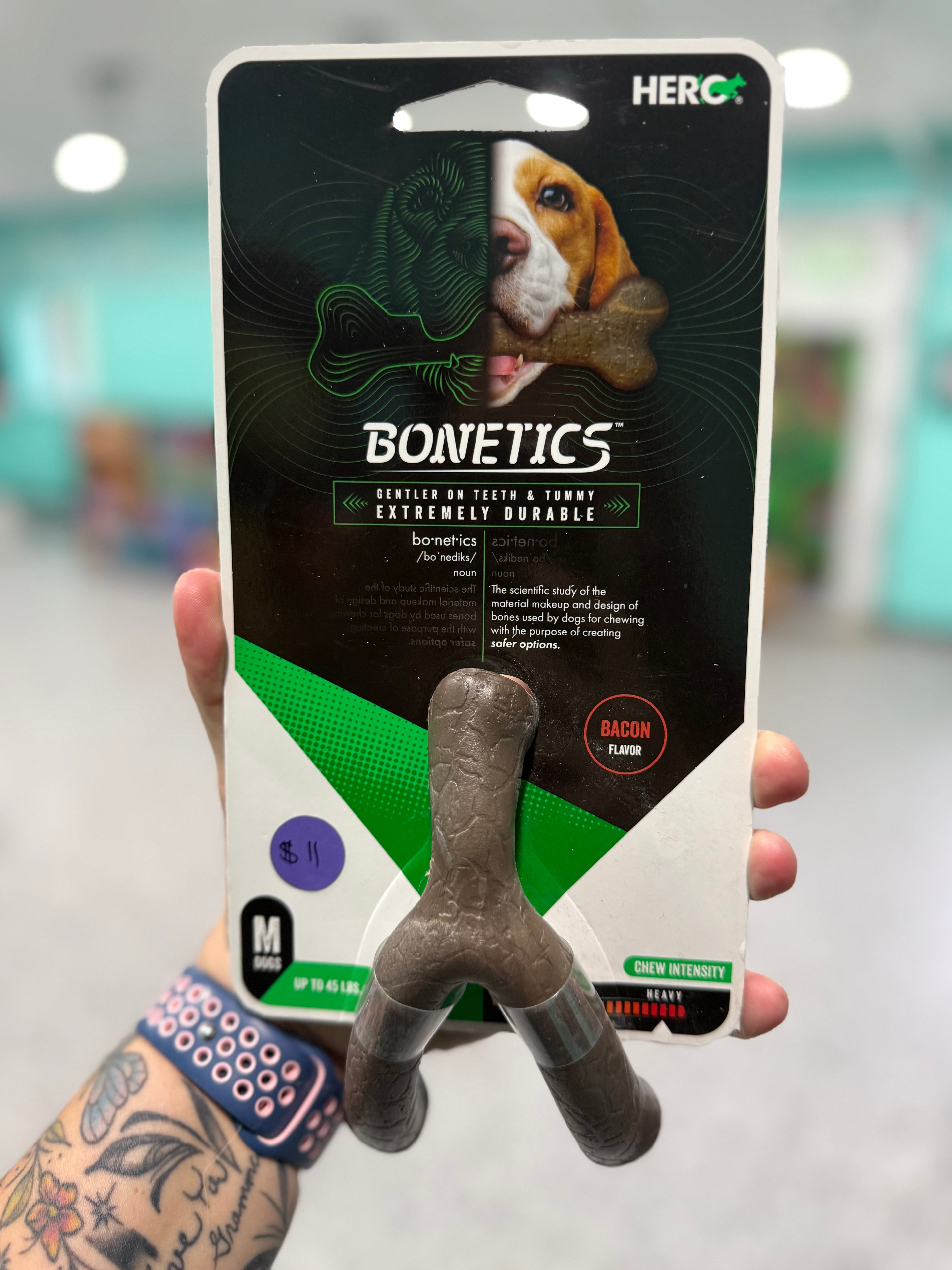 Medium Bacon Wishbone Chew