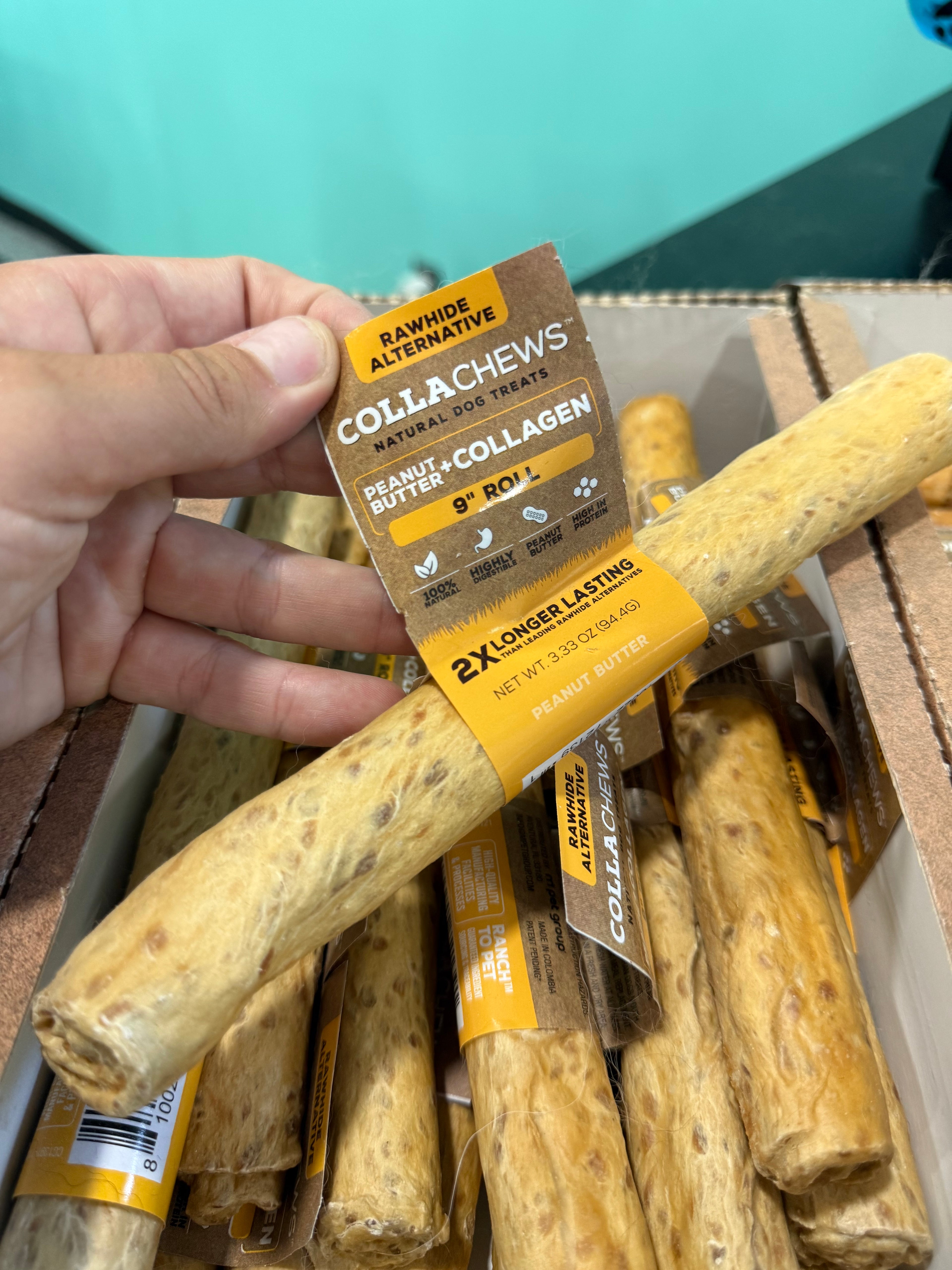 9” Peanut Butter & Collagen Stick