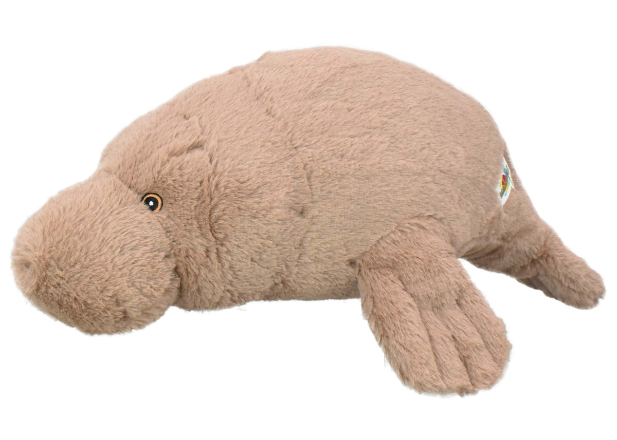 Multipet Margaritaville Manatee Plush Dog Toy 20″