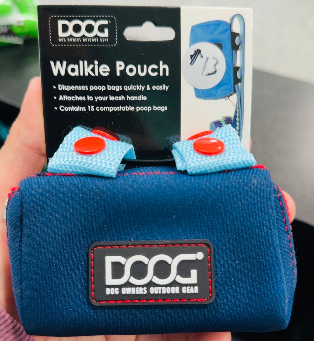 Blue & Red Doog Poop bag holder