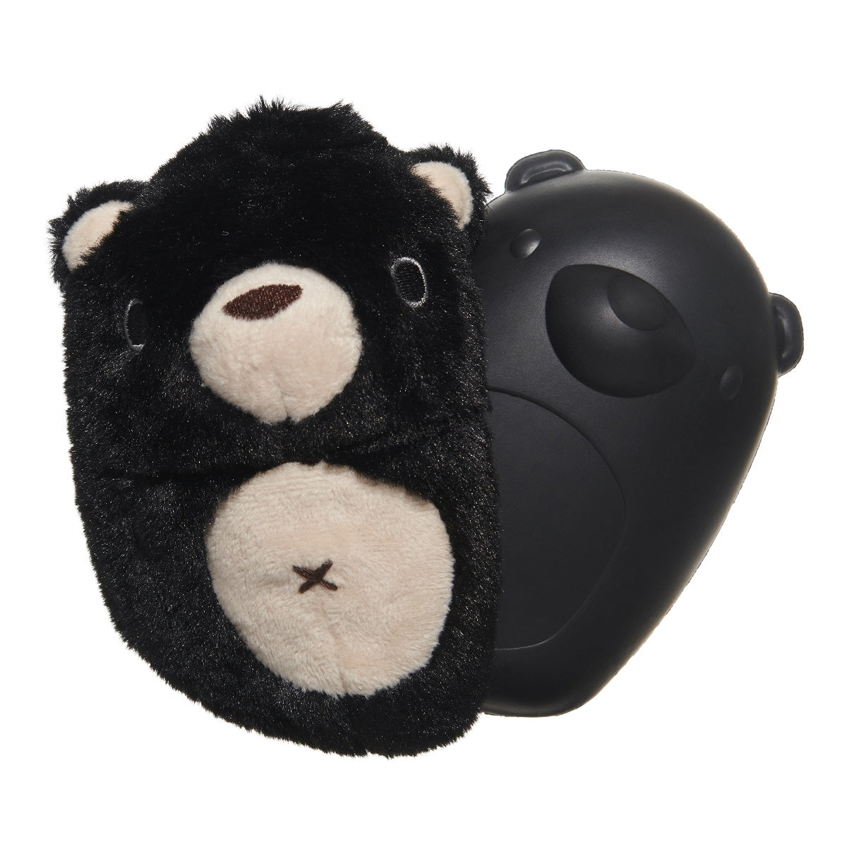 BARK Super Chewer Black Bear Bones Dog Chew Toy M/L