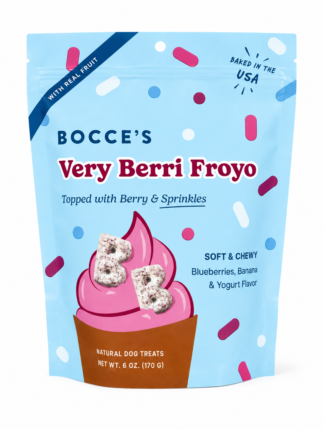 Bocces Real Fruit & Yogurt, Soft & Chewy