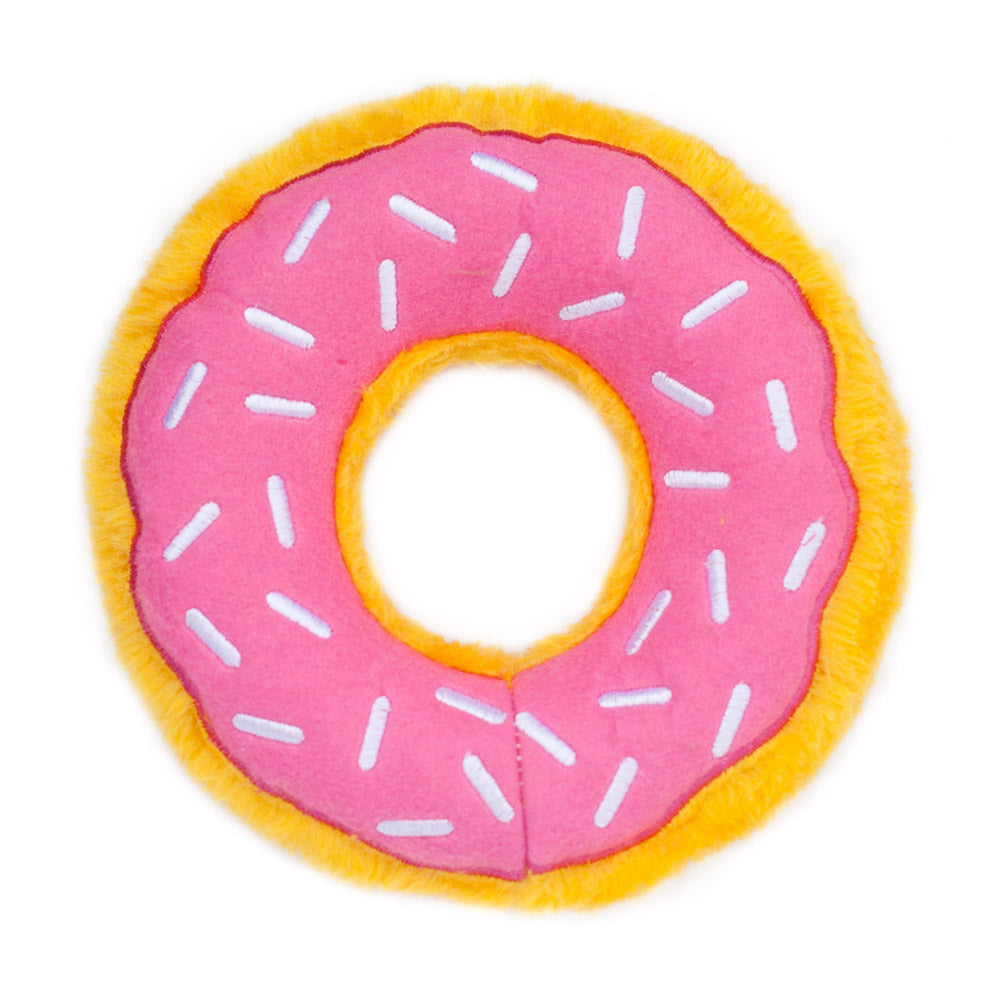 ZippyPaws Jumbo Donutz Strawberry