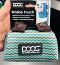 Blue & grey DOOG Neoprene poop bag holder