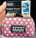 Pink & teal neoprene DOOG poop bag holder