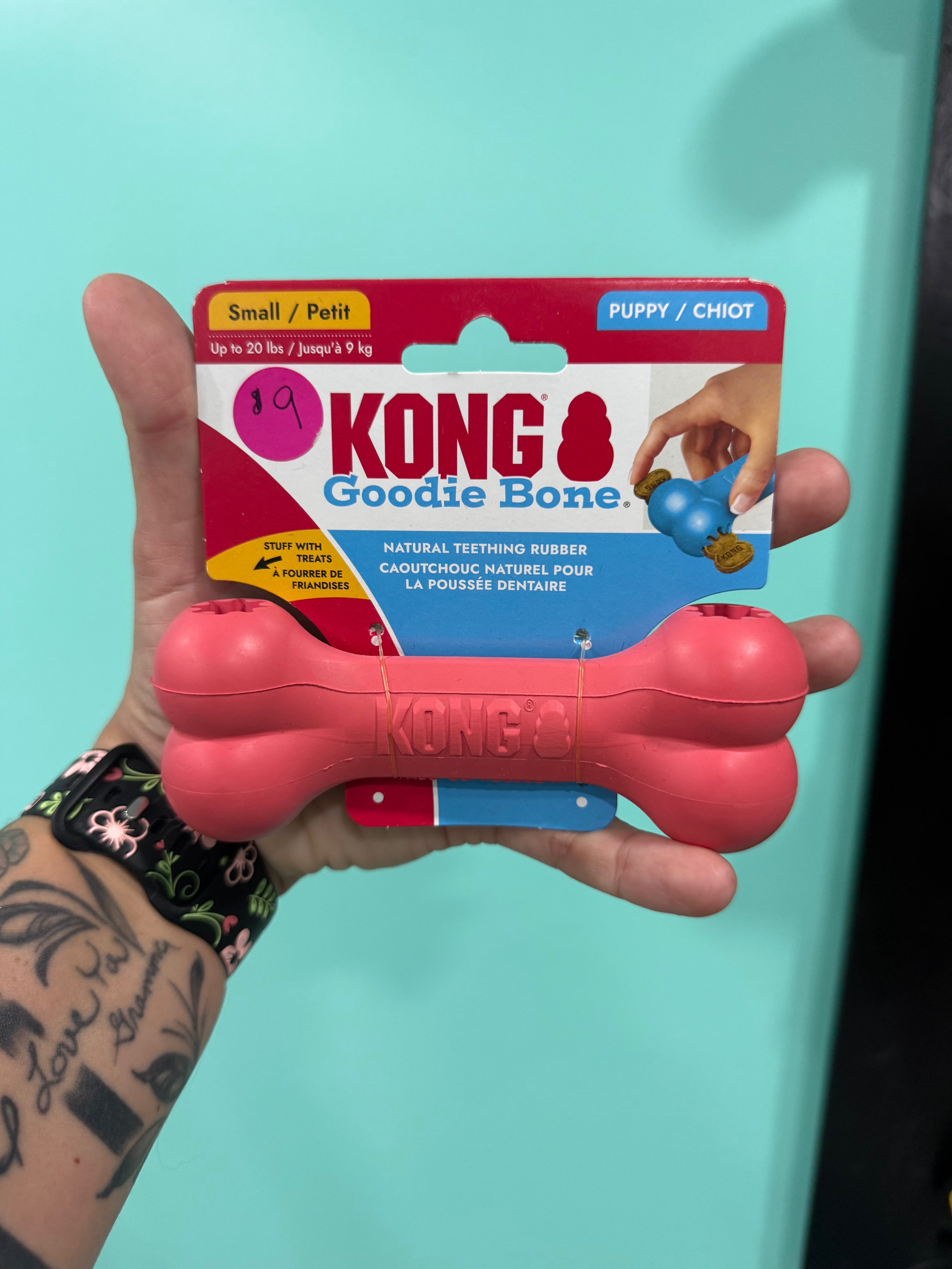 Pink Puppy Goodie Bone