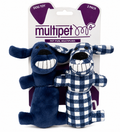 Multi pet plush dog two pack
