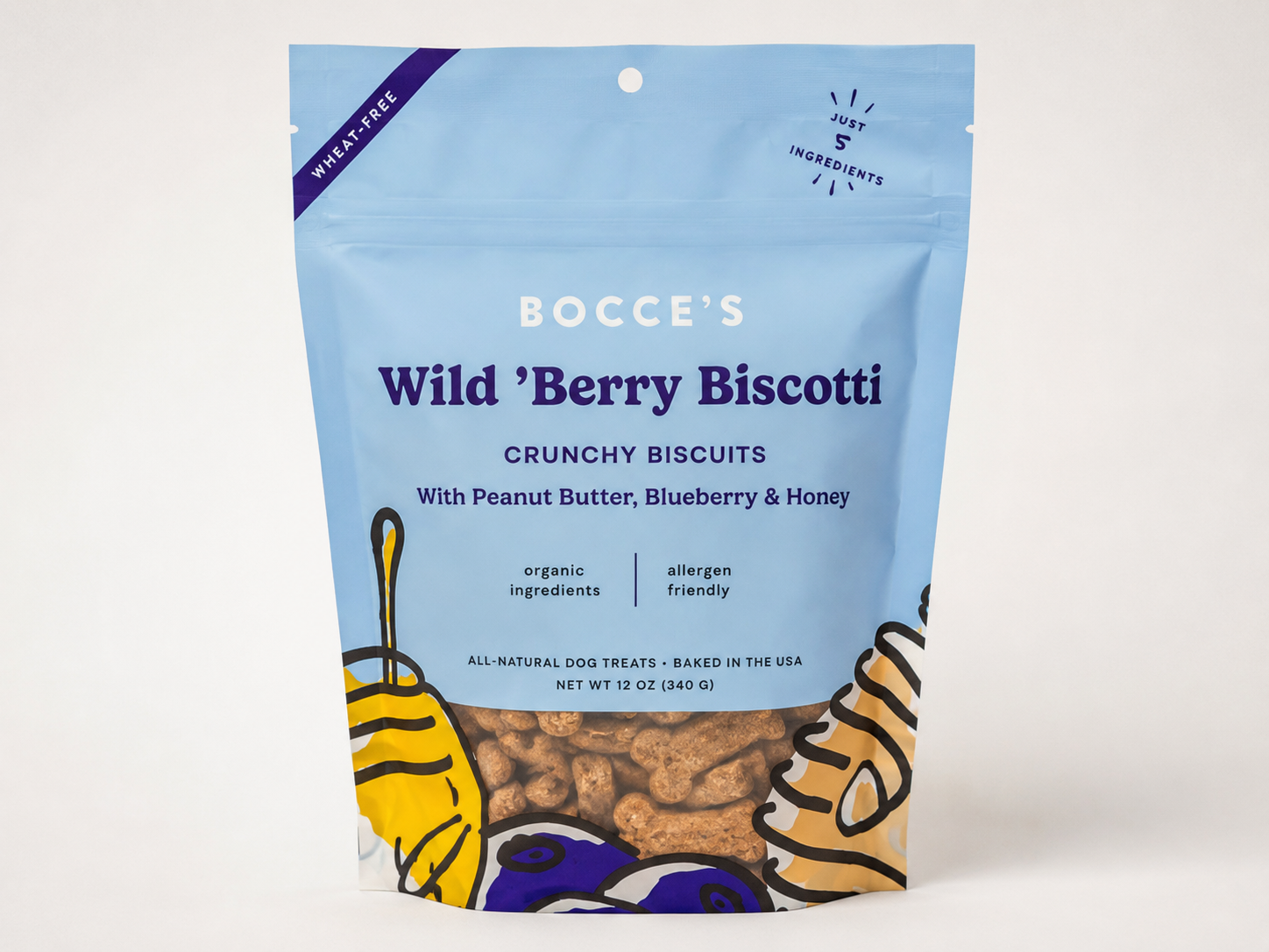 Bocces Wild Berry Biscotti 12 oz