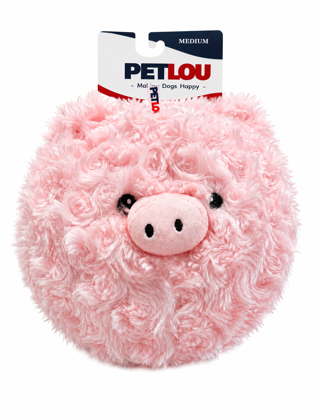 PetLou 8” Pig Plush ball