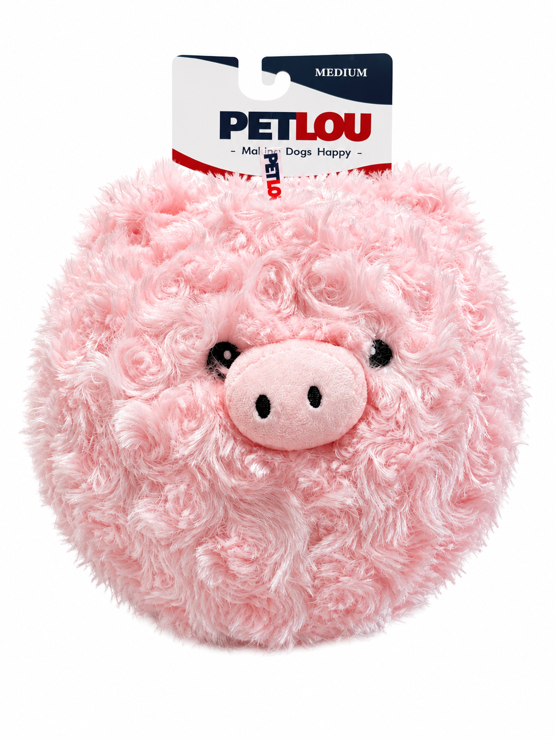 PetLou 8” Pig Plush ball
