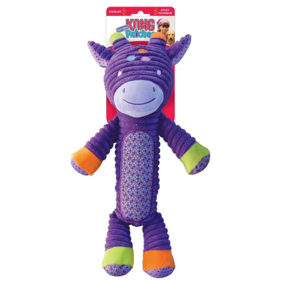 KONG Patches Adorables Plush Dog Toy Giraffe