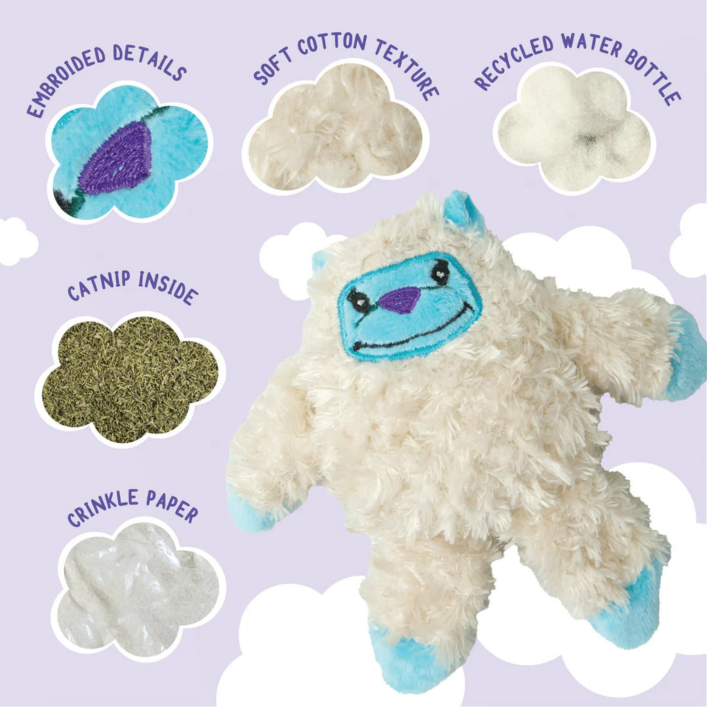 SnugArooz Kitty Yeti with Catnip Cat Toy 4.5″