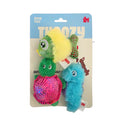 ThoozyPet Sea Life 3pk Mini Plush Dog Toys