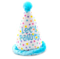 ThoozyPet Birthday Hat Blue Plush Dog Toy 7”